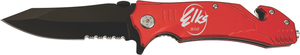 Bison River 4 1/2" Red Rescue Knife