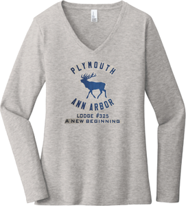 Plymouth-Ann Arbor Ladies Long Sleeve T-Shirt
