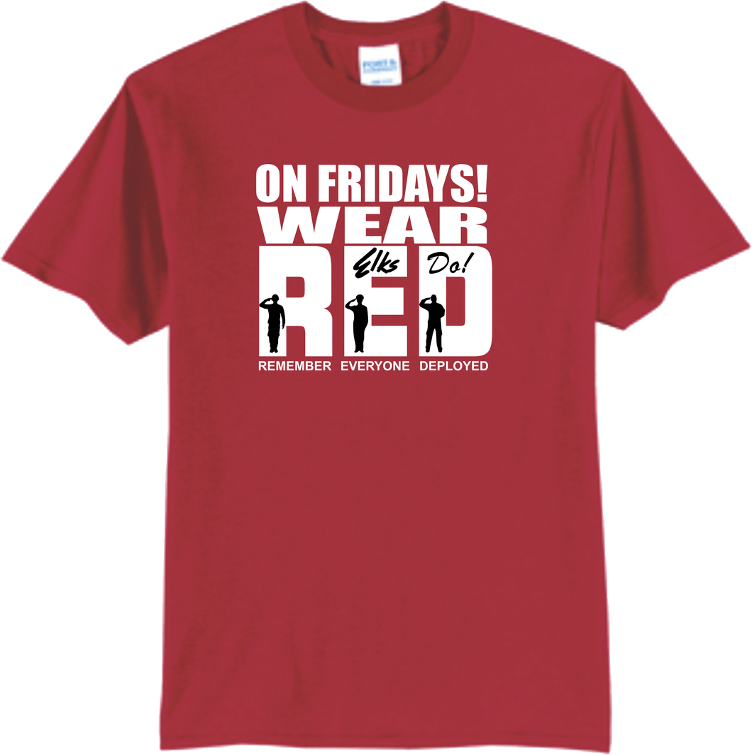 Elks Remember Everyone Deployed (R.E.D.) shirt