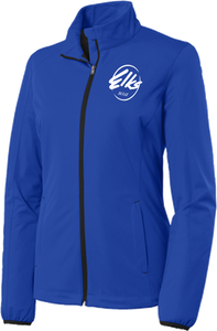 Port Authority Custom Elks Ladies Active Soft Shell Jacket in Royal Blue